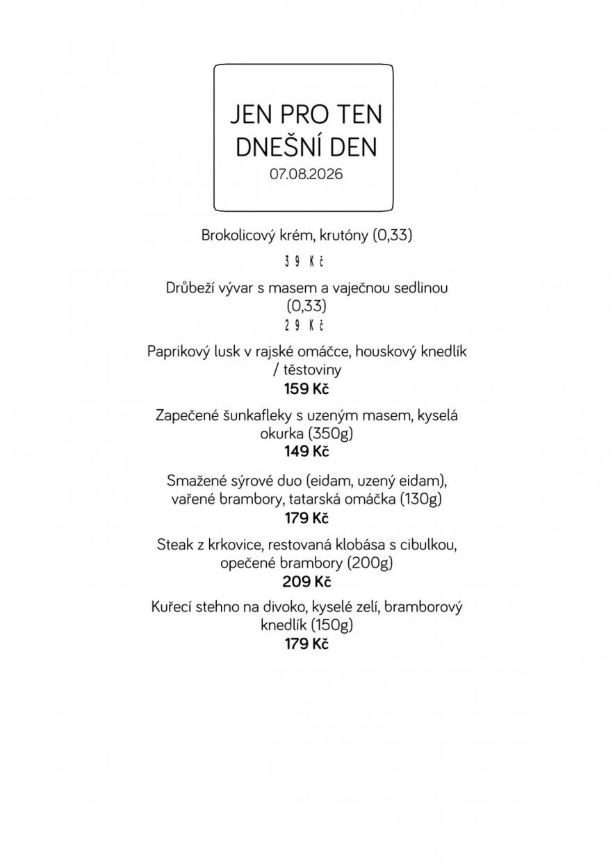 Denní menu