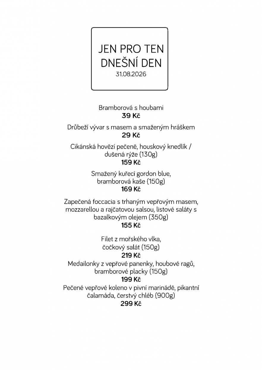 Denní menu