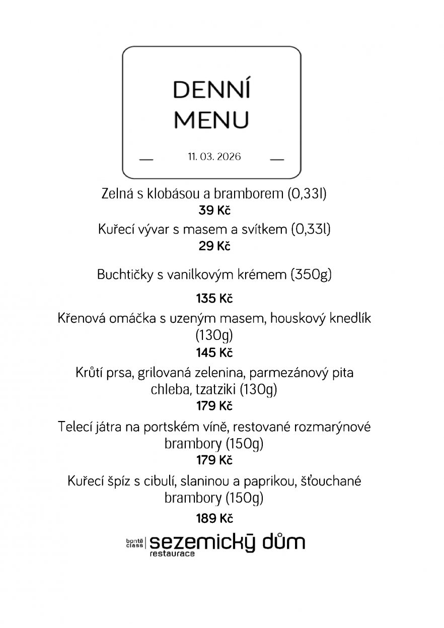 Denní menu