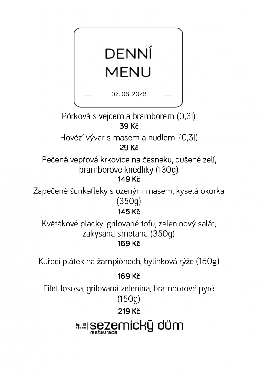 Denní menu