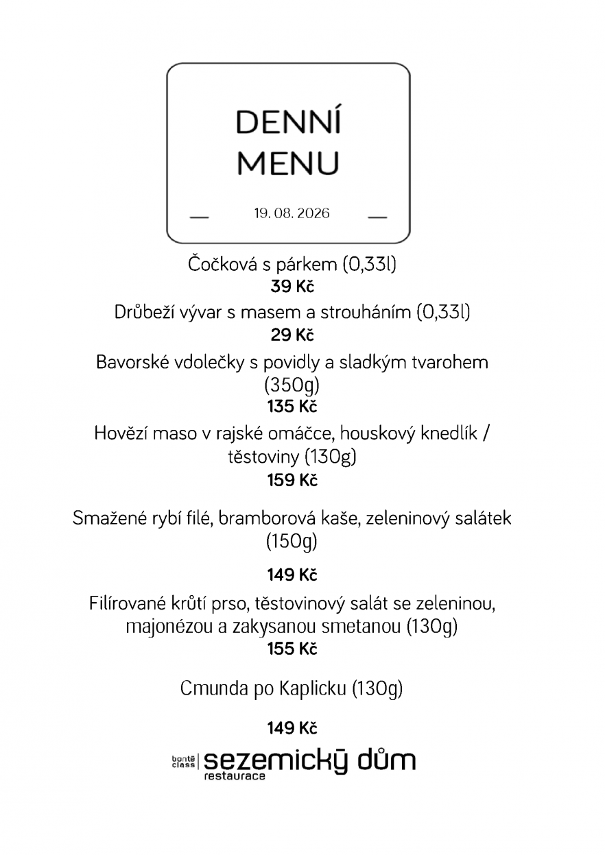 Denní menu