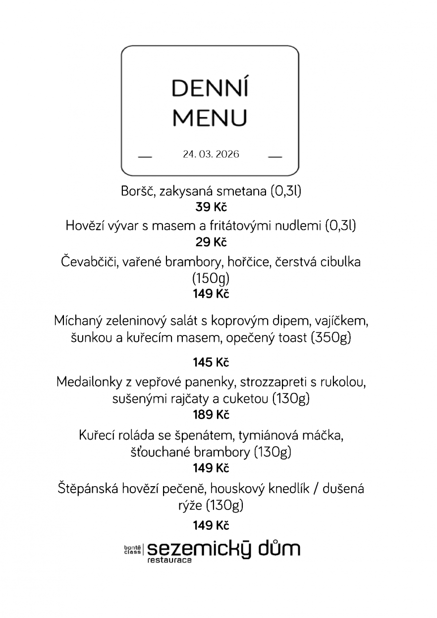 Denní menu