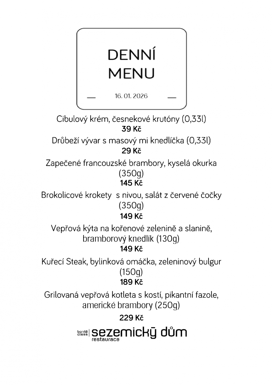 Denní menu