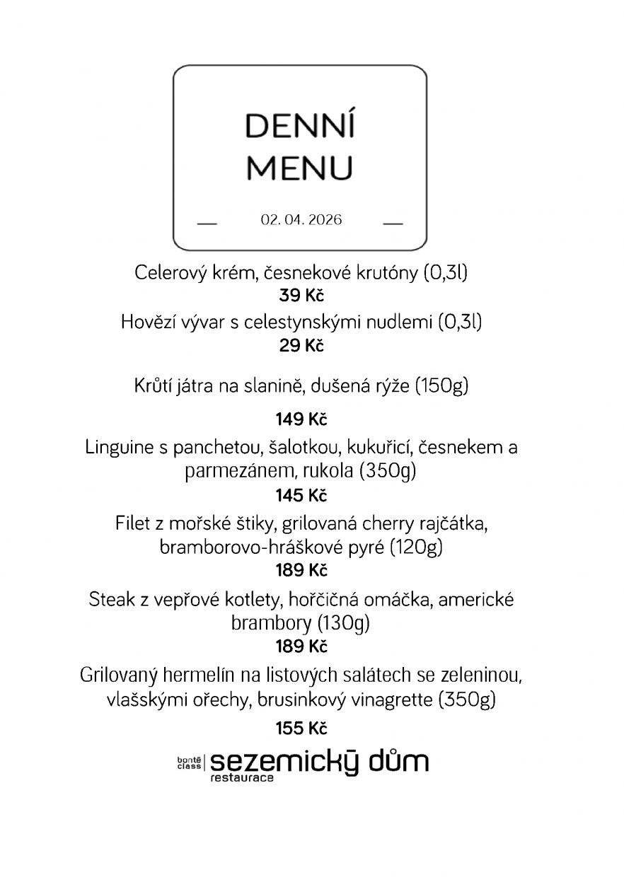 Denní menu