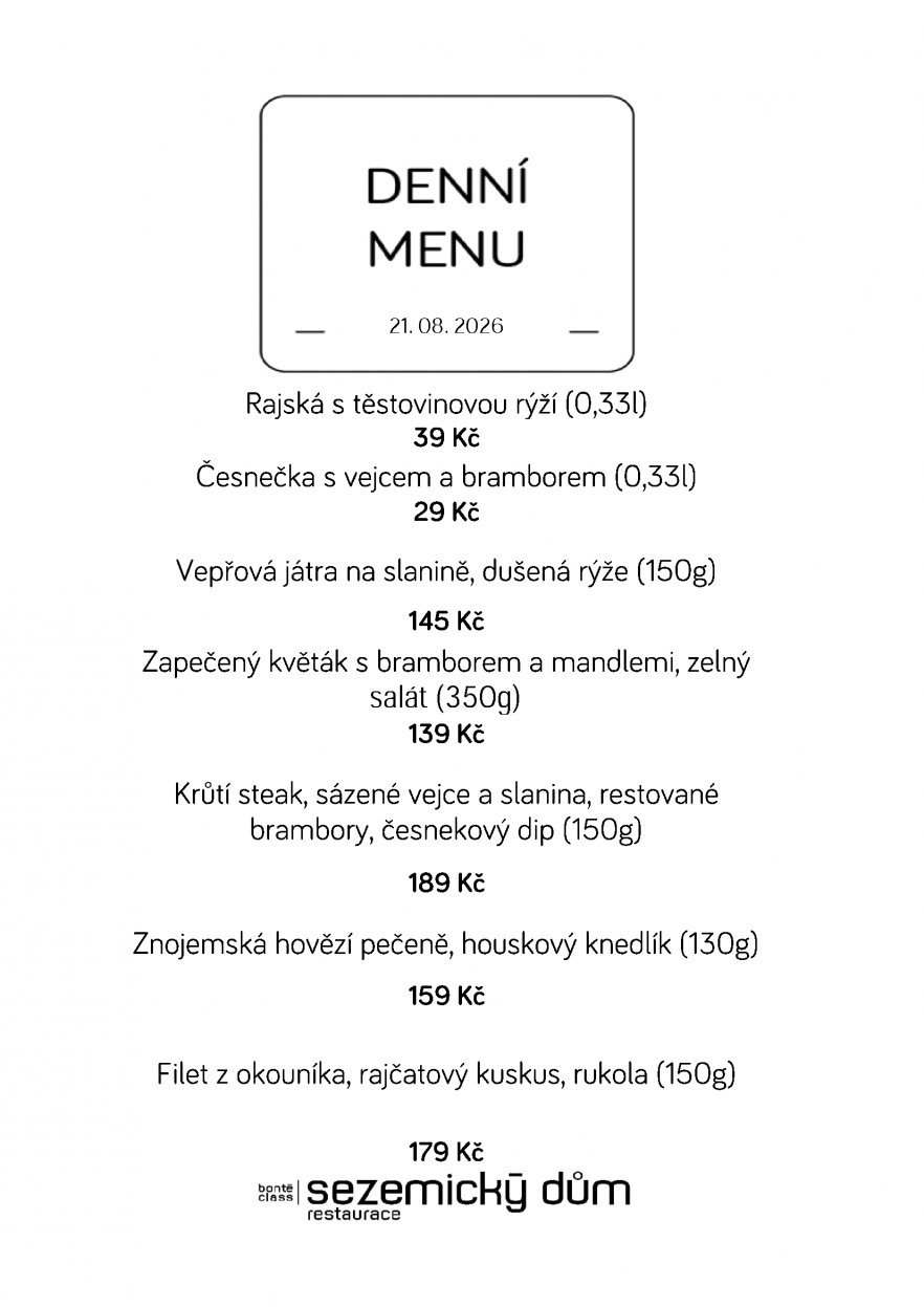 Denní menu