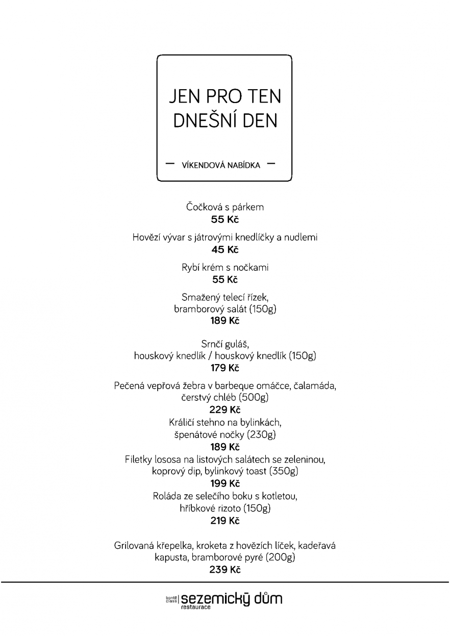 Denní menu