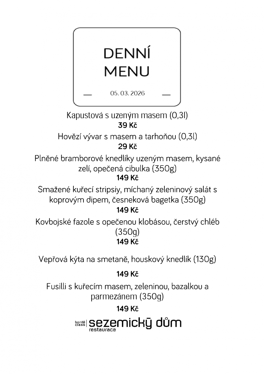 Denní menu