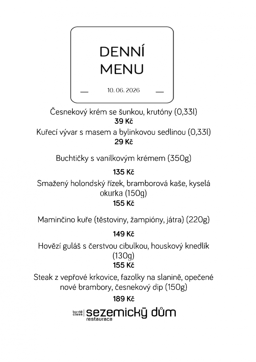 Denní menu