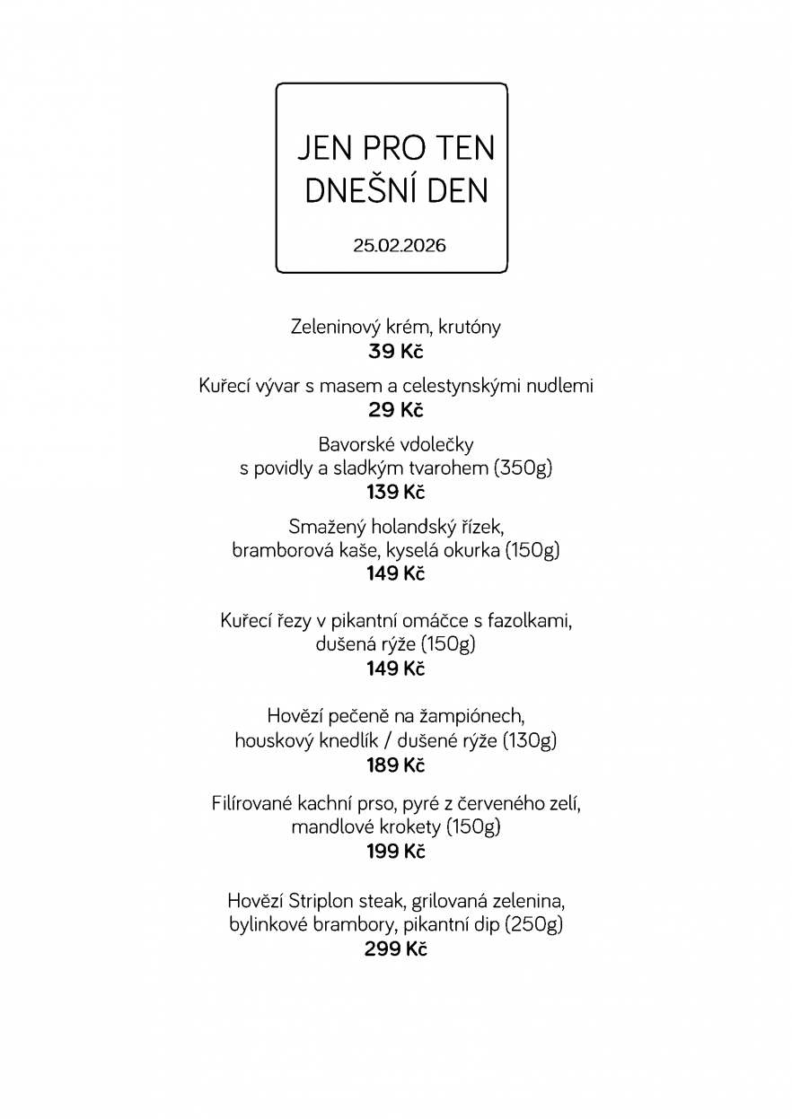 Denní menu