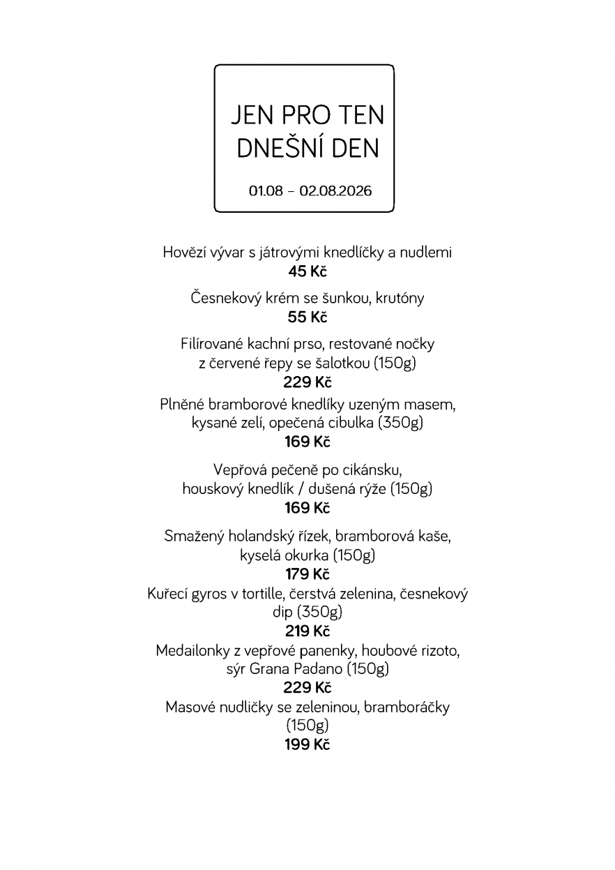 Denní menu