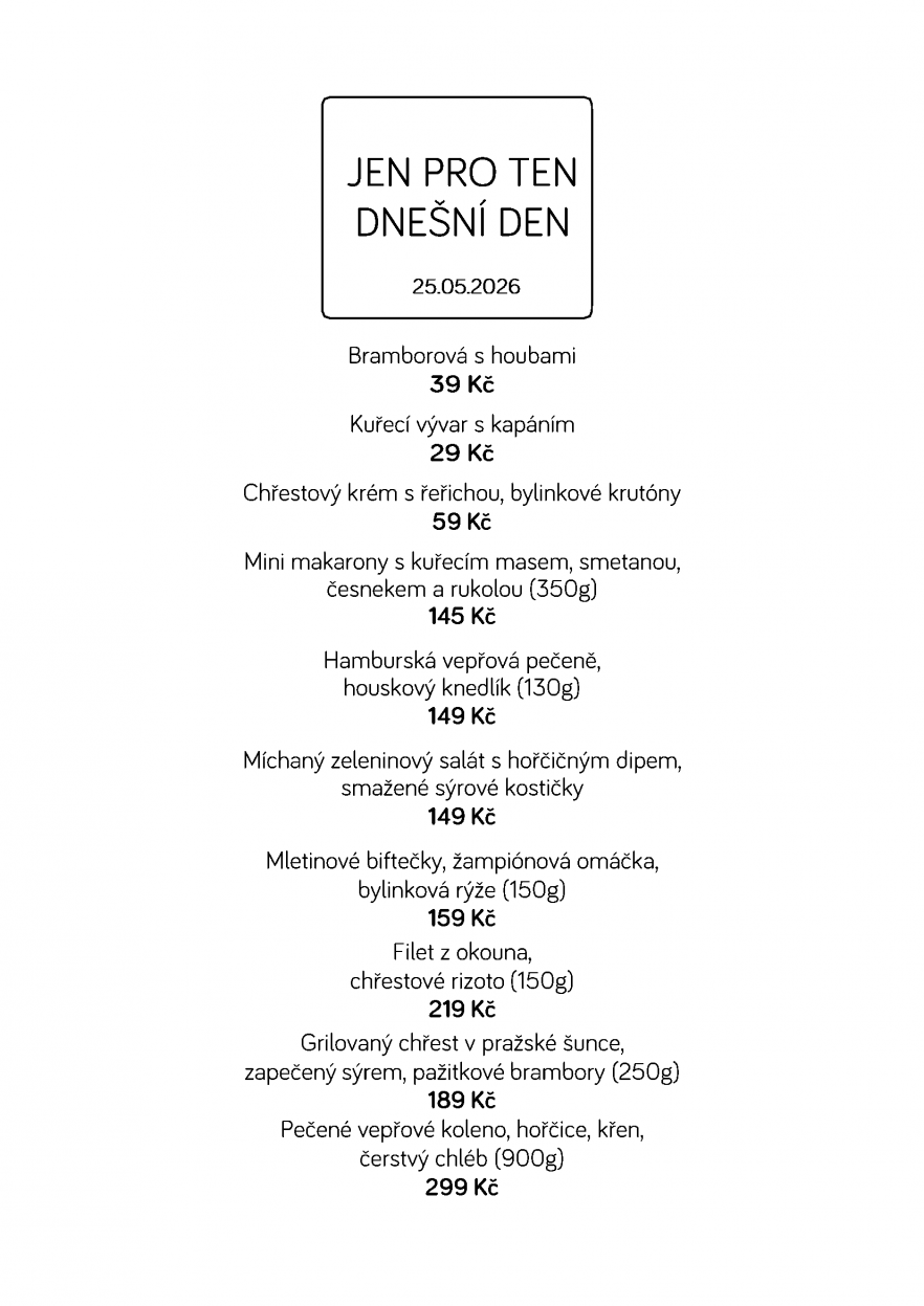 Denní menu