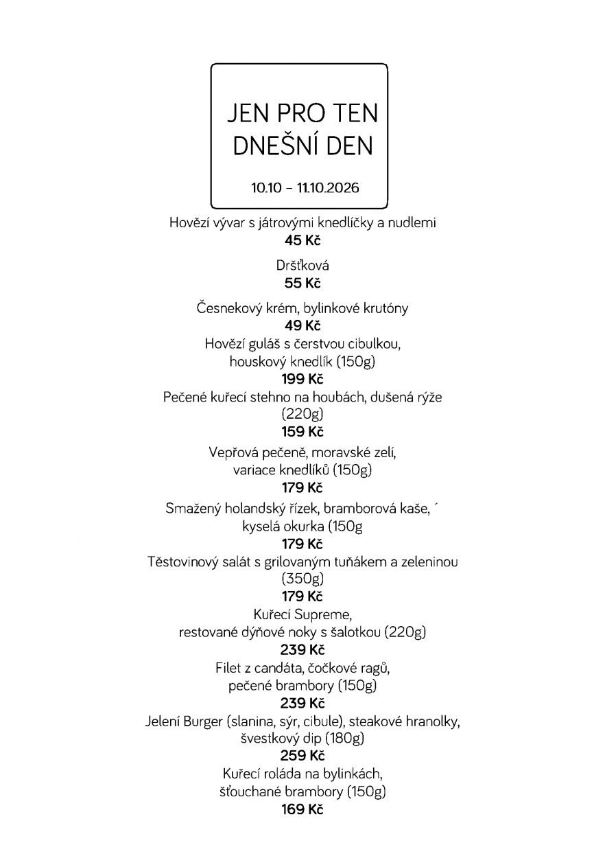Denní menu