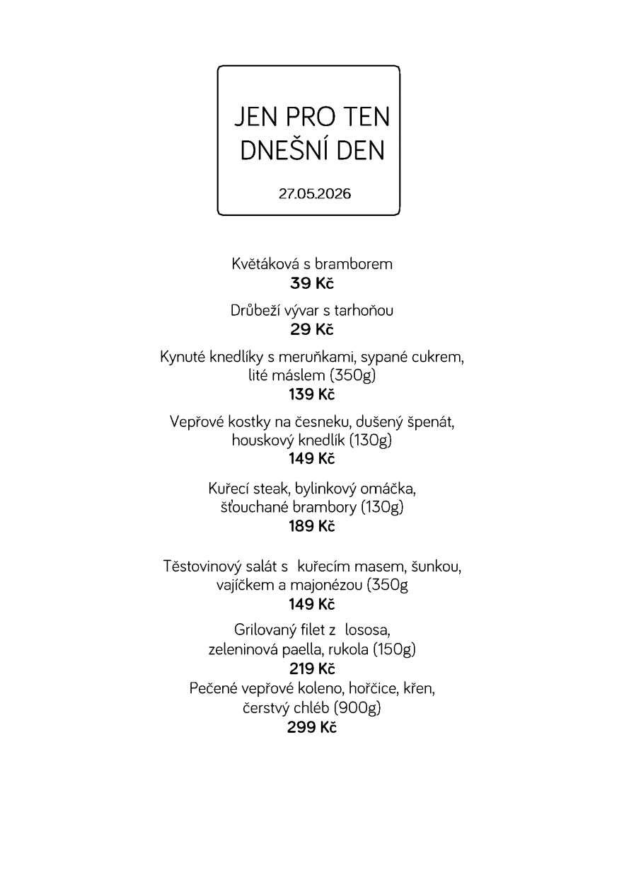 Denní menu