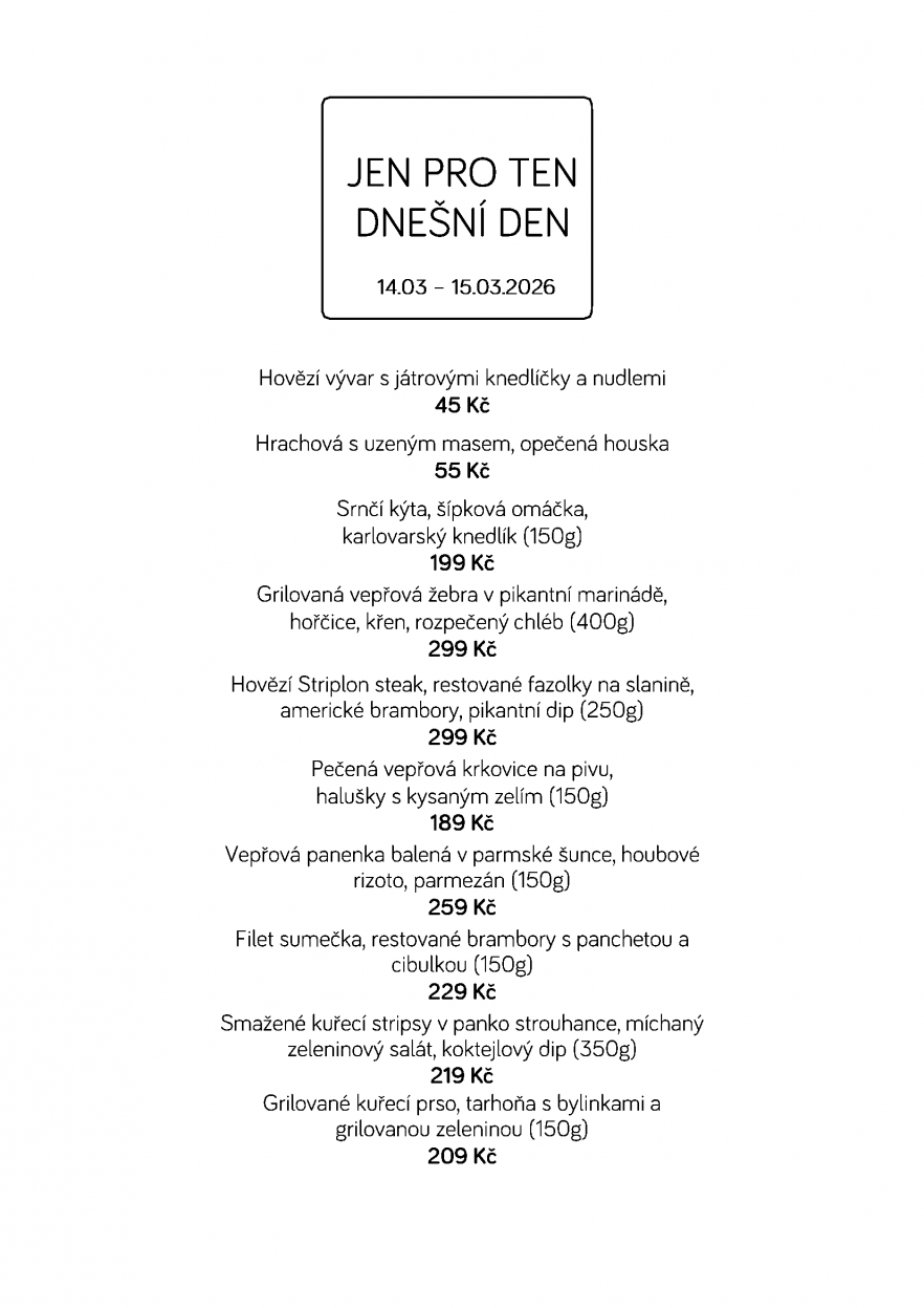 Denní menu