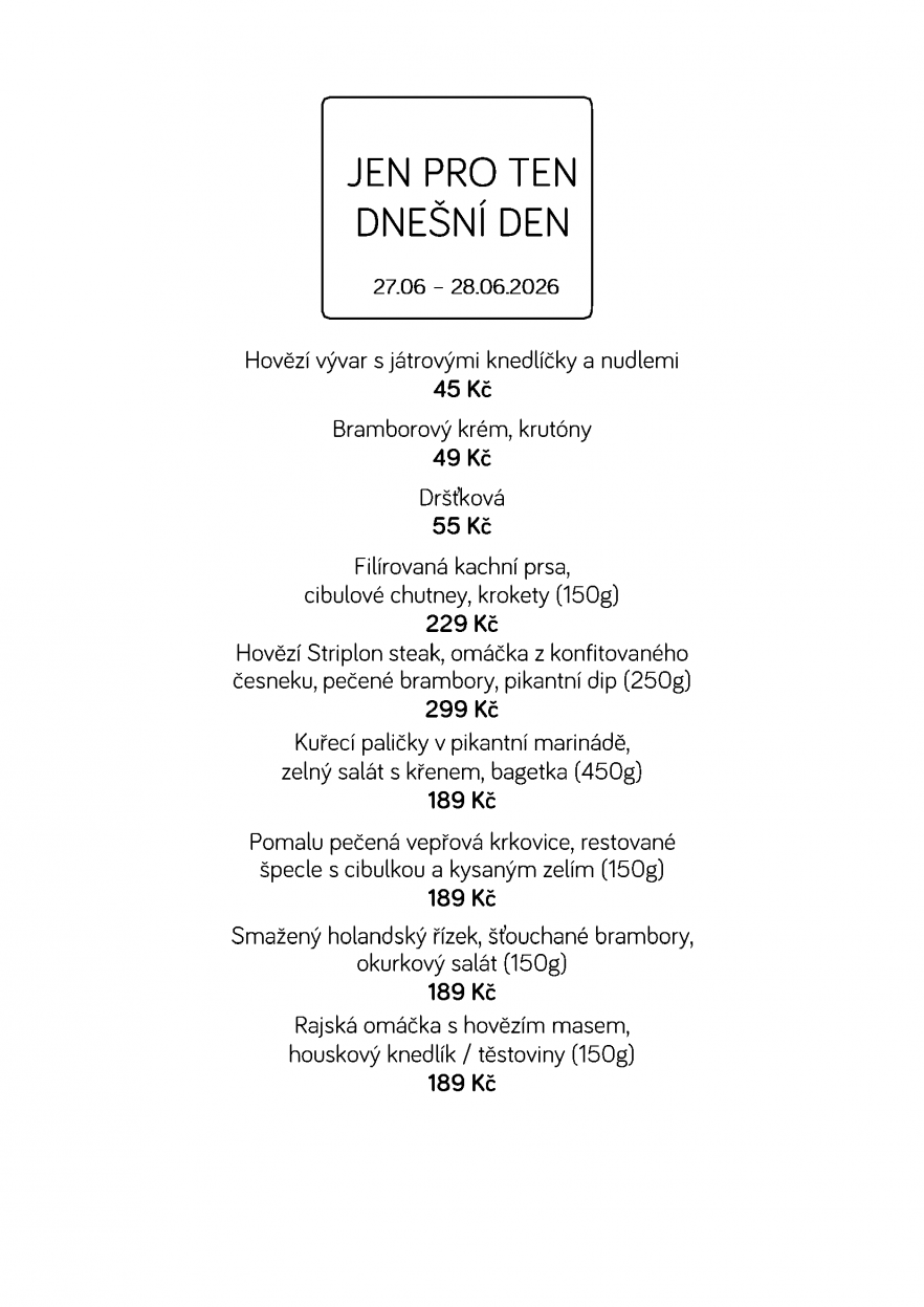 Denní menu