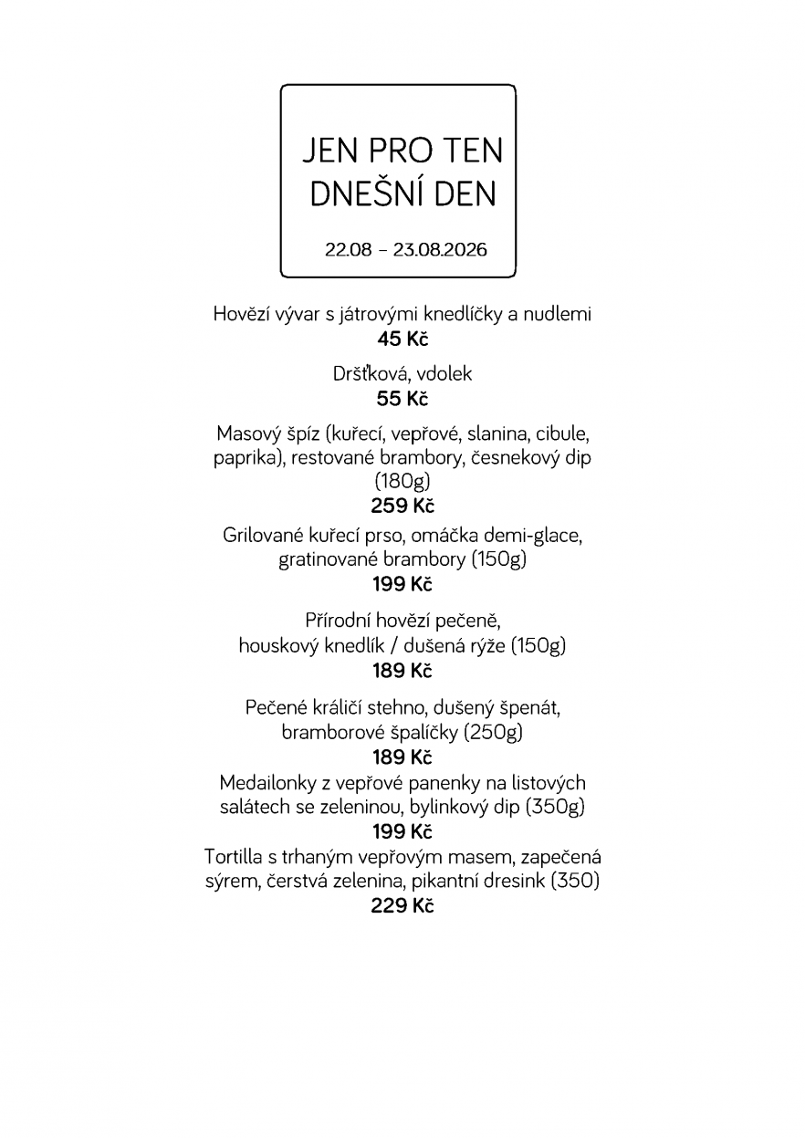 Denní menu