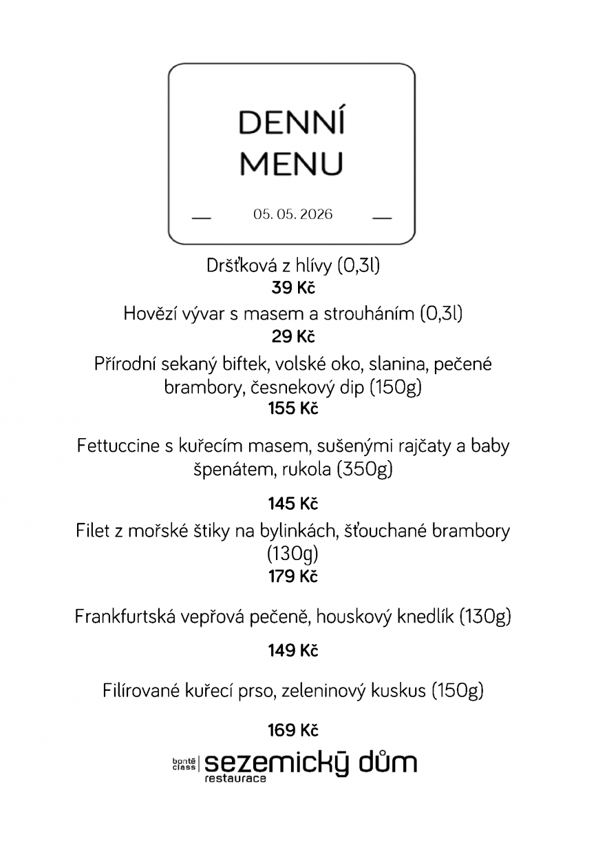Denní menu