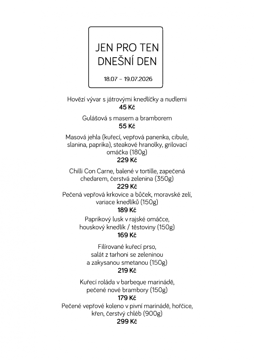 Denní menu