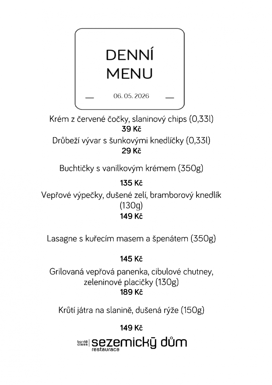 Denní menu