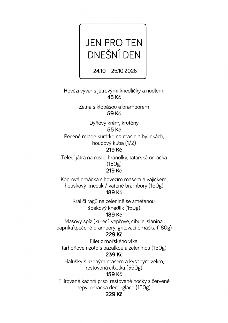 Denní menu
