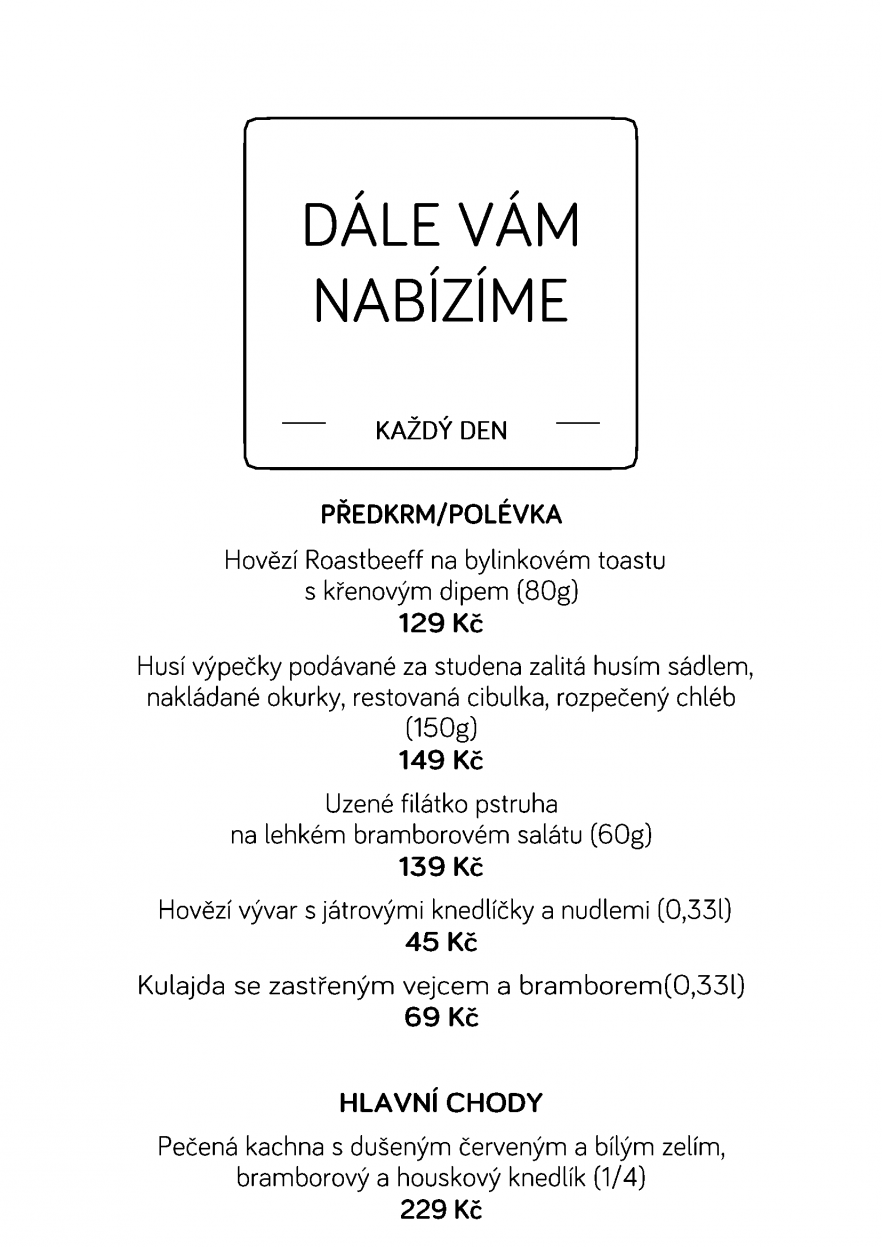 Denní menu