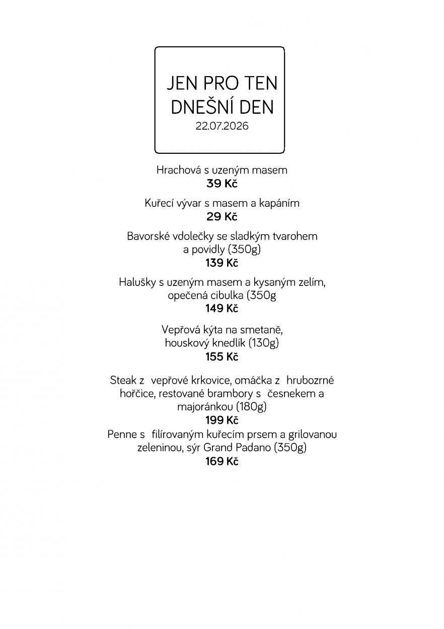 Denní menu
