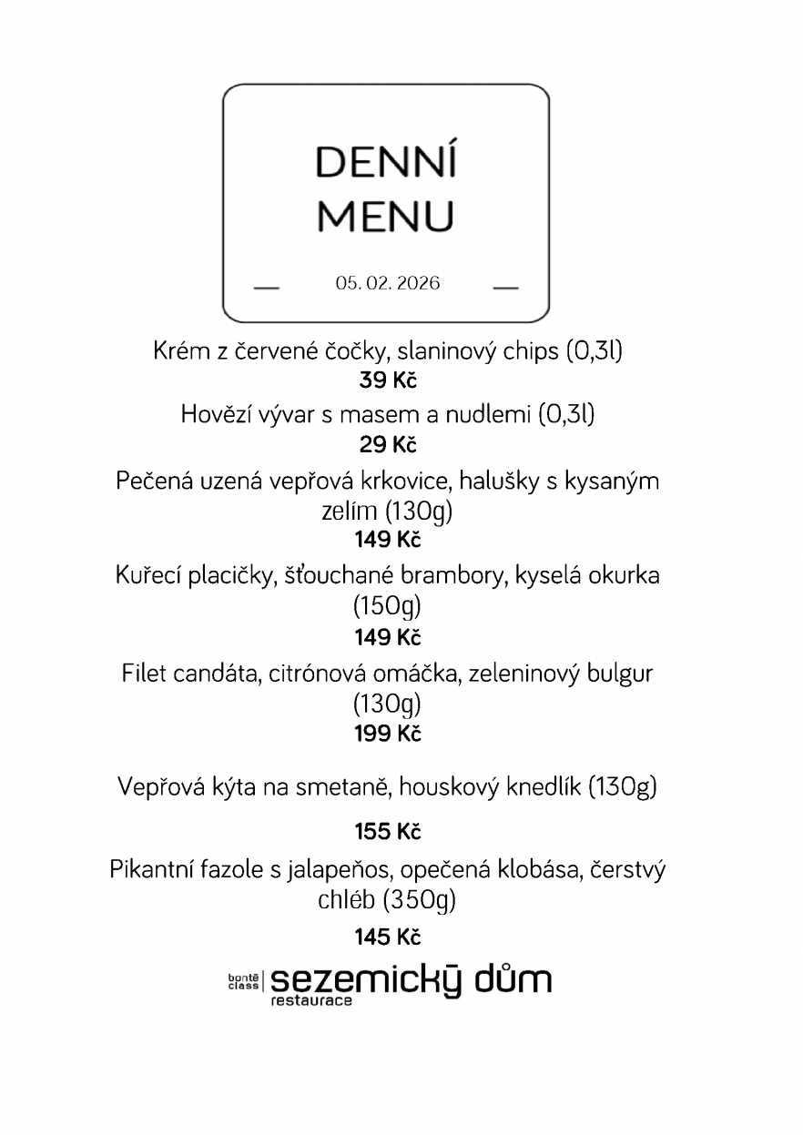 Denní menu