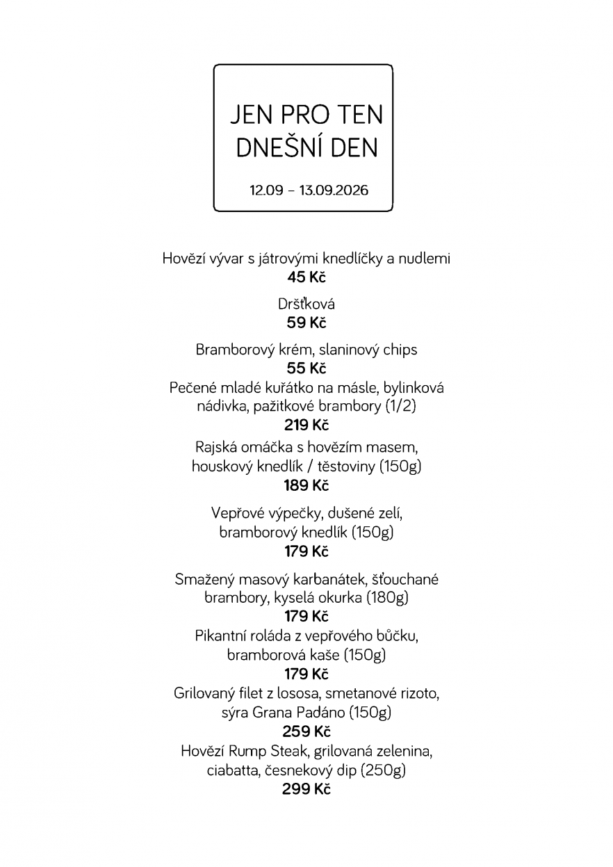 Denní menu