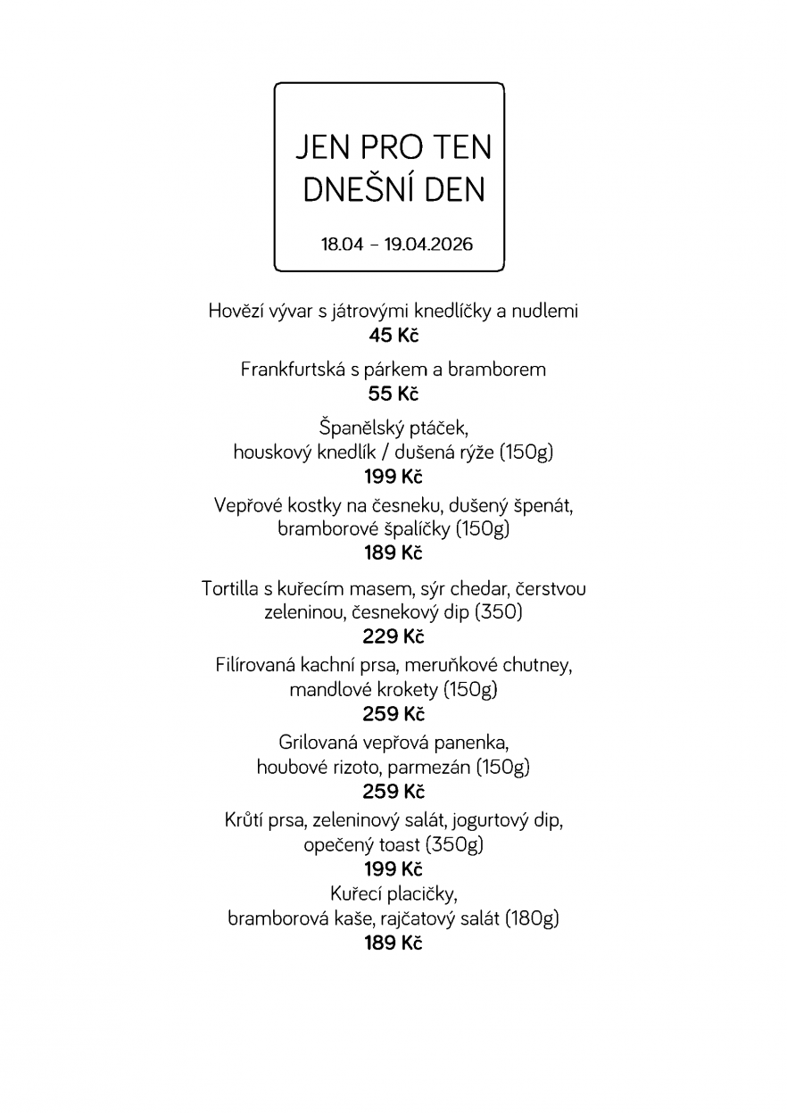 Denní menu
