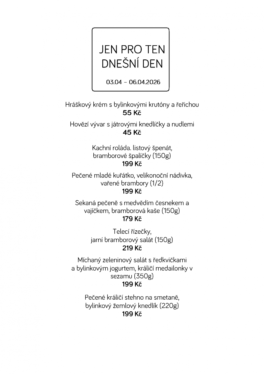 Denní menu