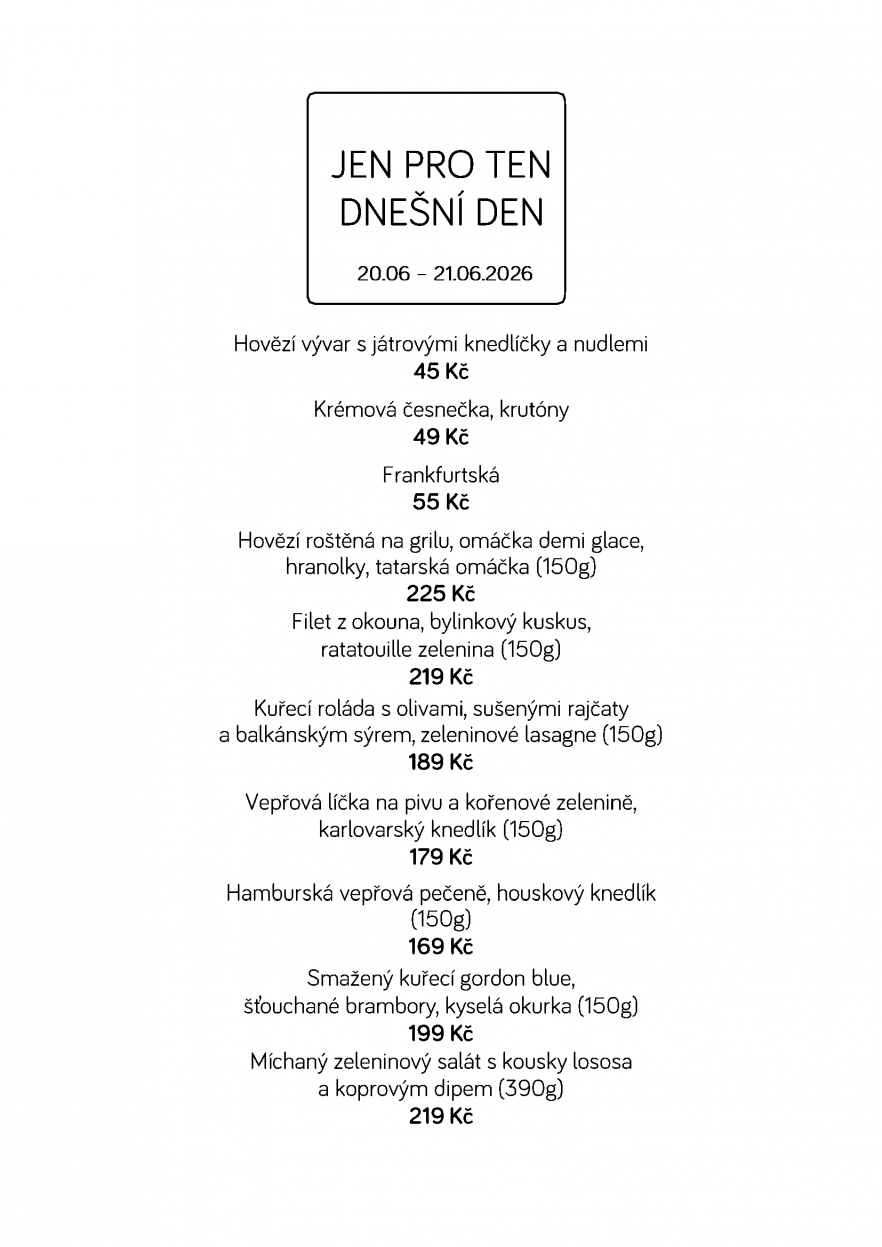 Denní menu