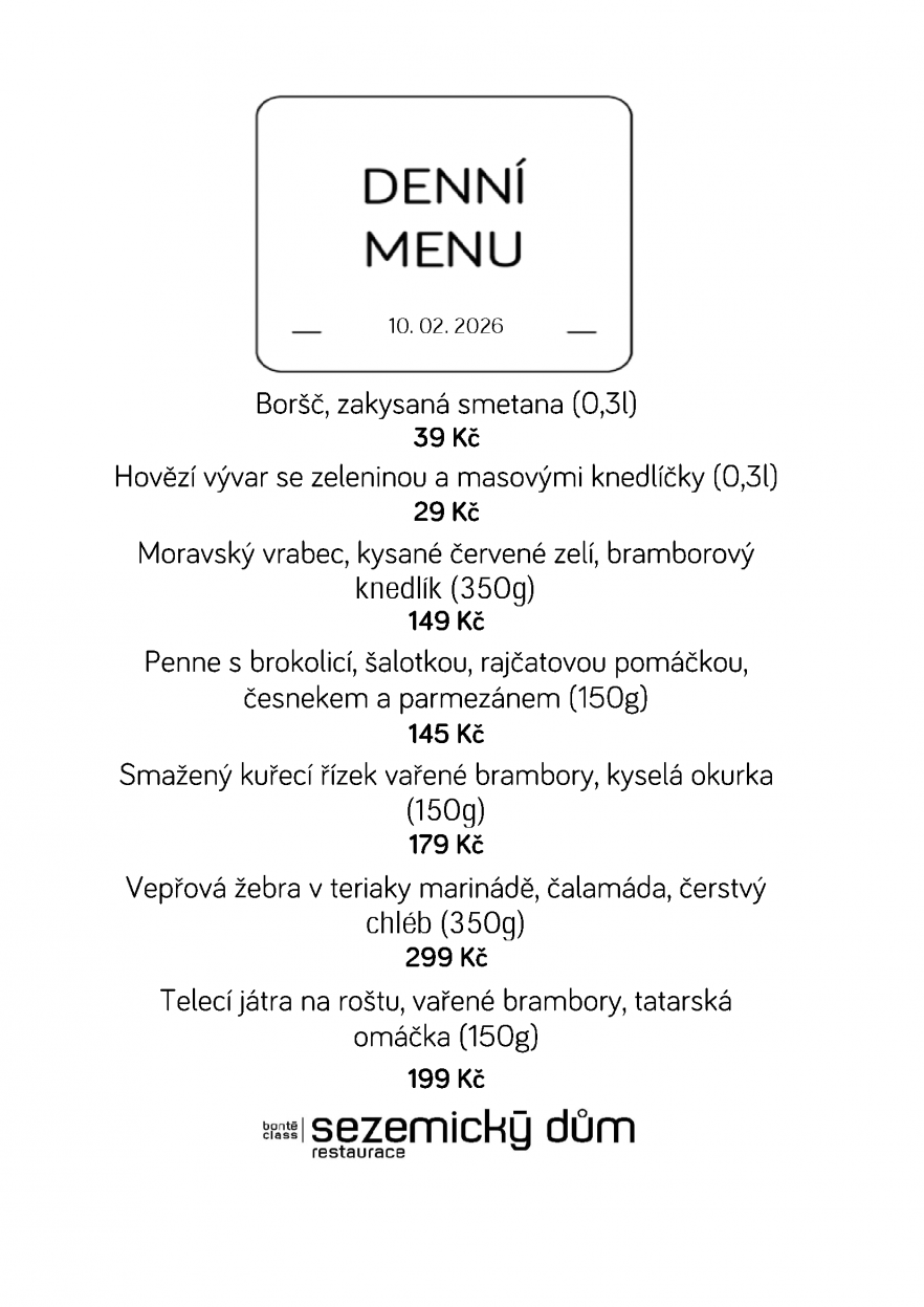 Denní menu