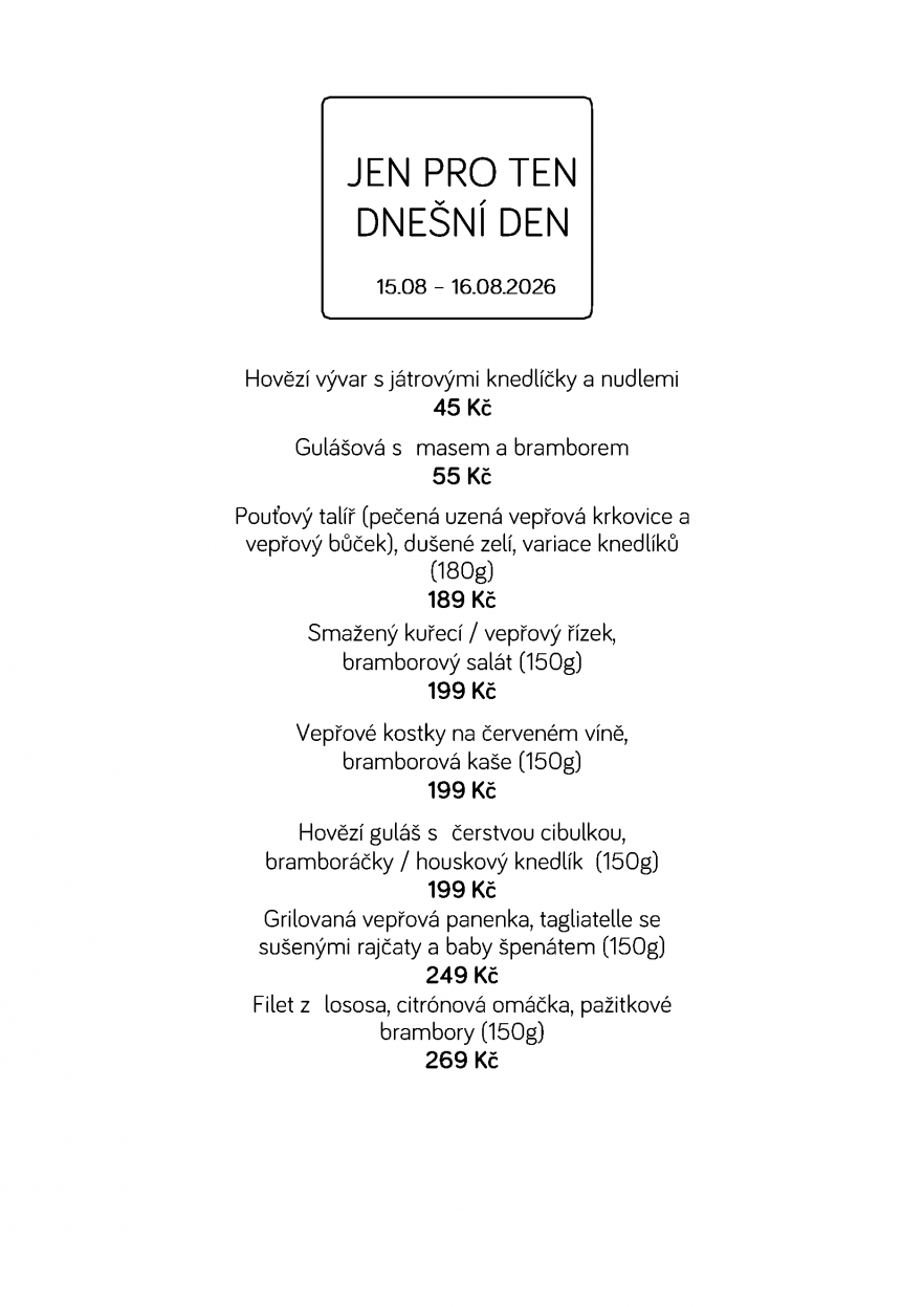 Denní menu