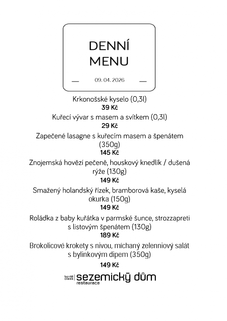 Denní menu