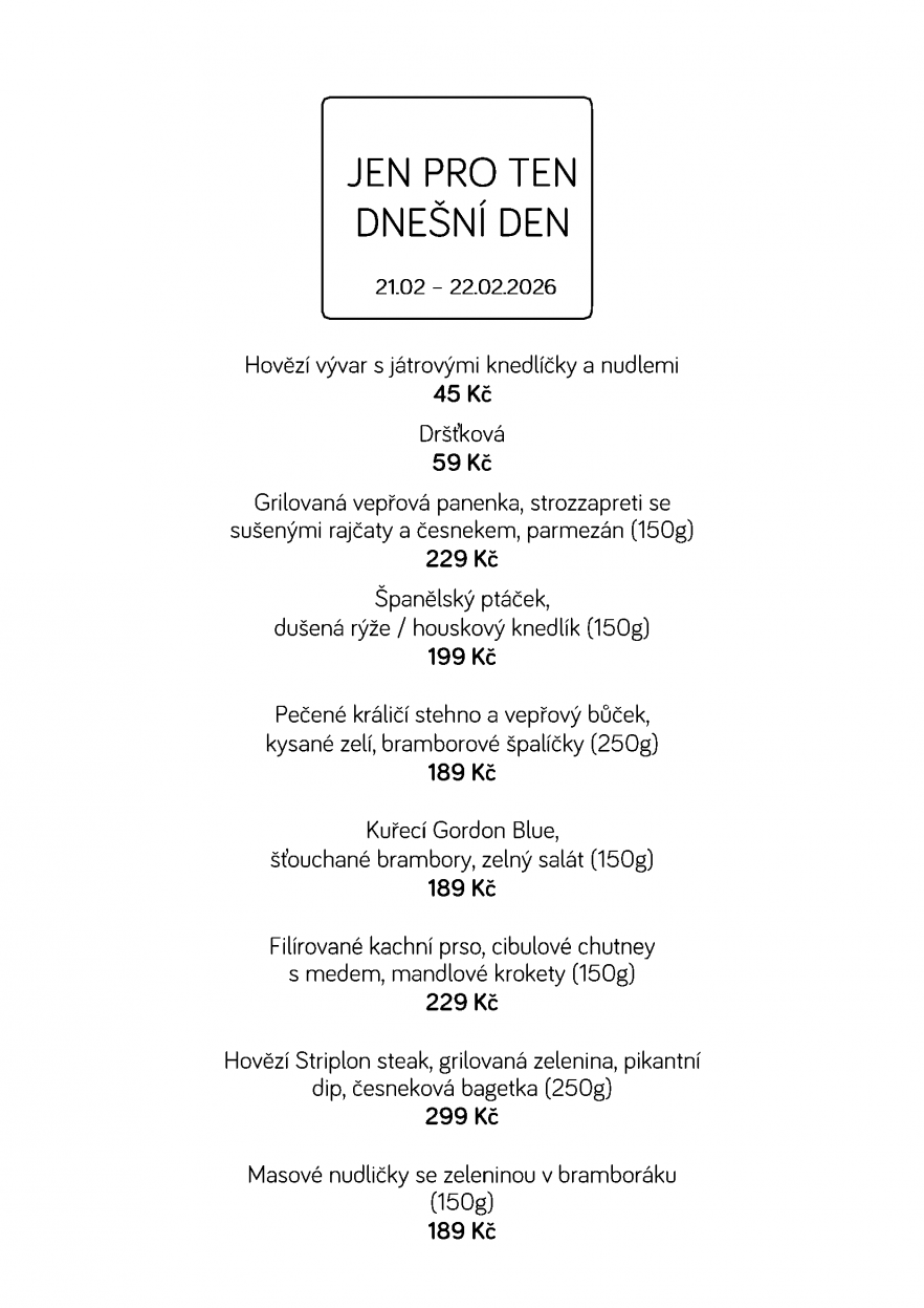 Denní menu