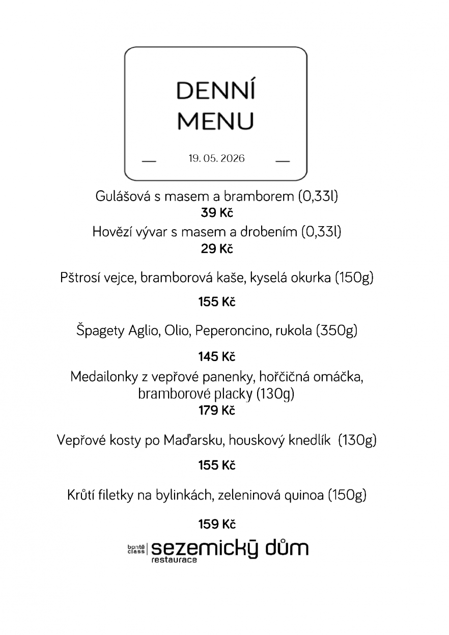 Denní menu