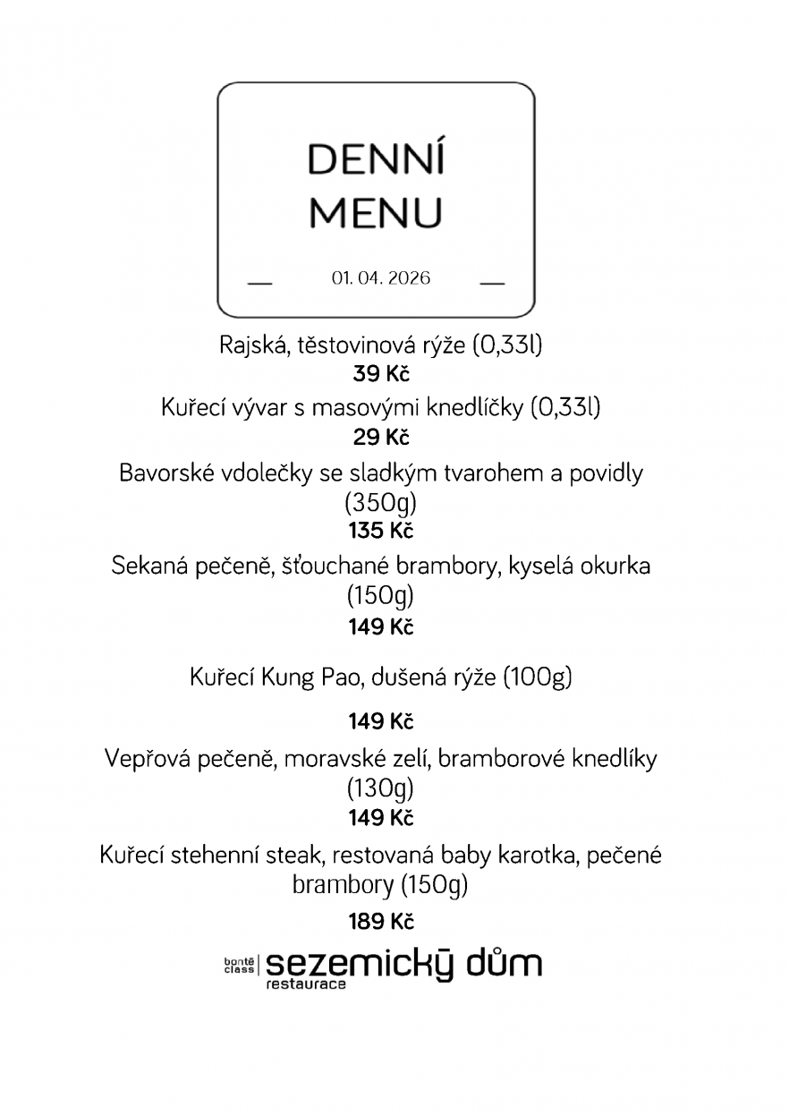 Denní menu