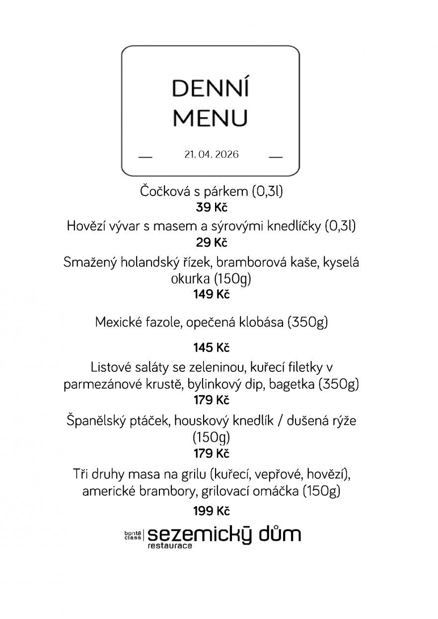 Denní menu