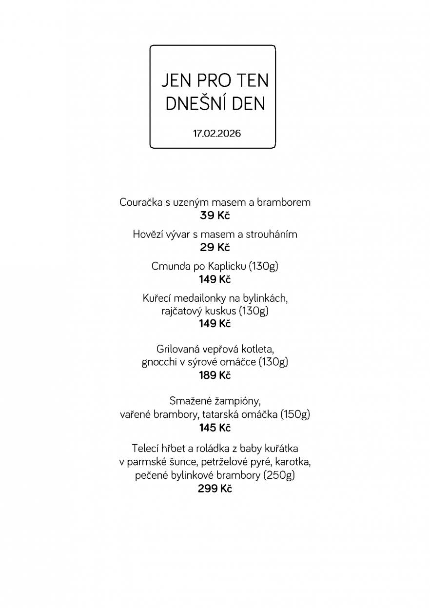 Denní menu