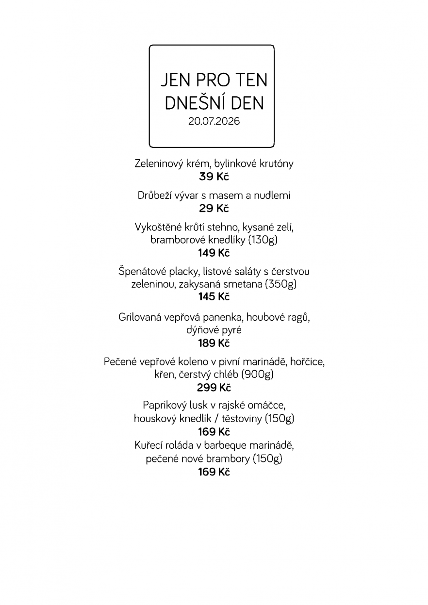 Denní menu