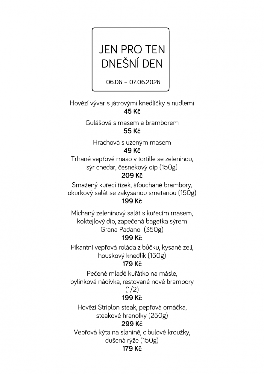 Denní menu