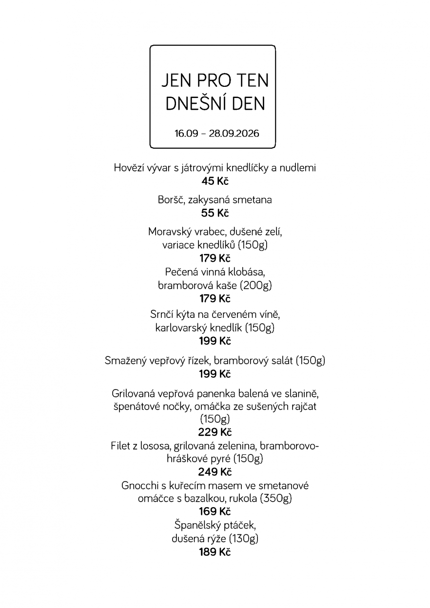 Denní menu