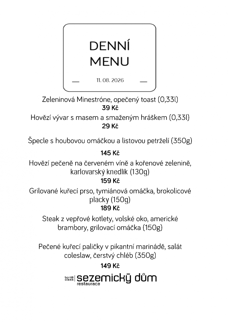 Denní menu