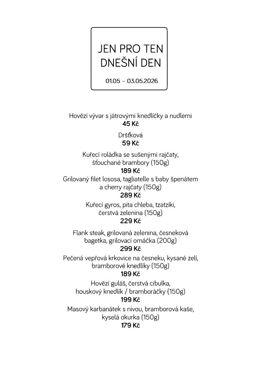 Denní menu