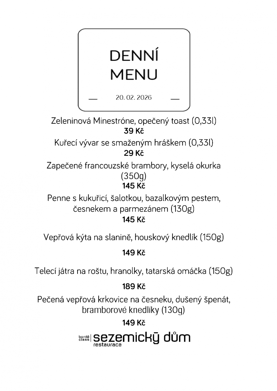Denní menu
