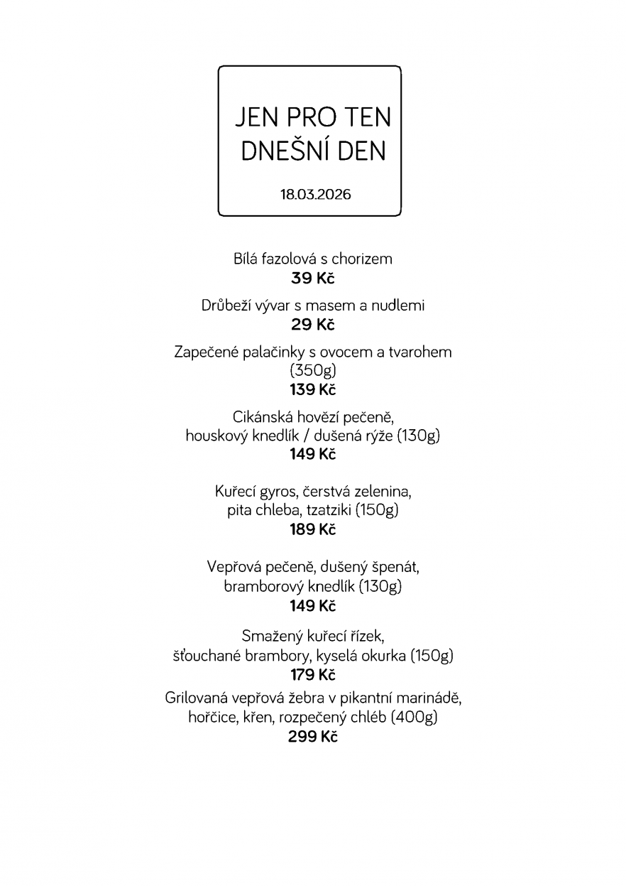 Denní menu