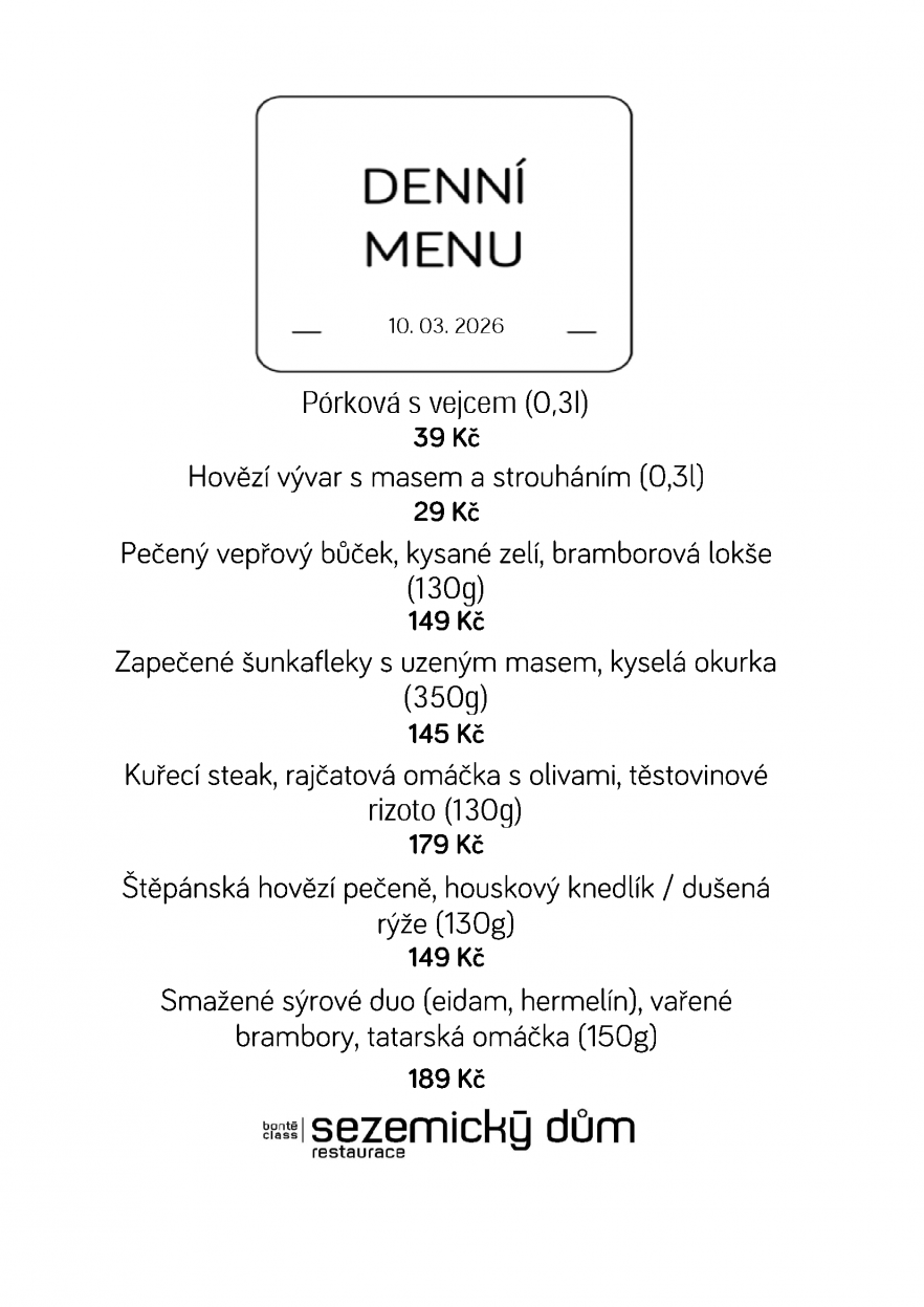 Denní menu