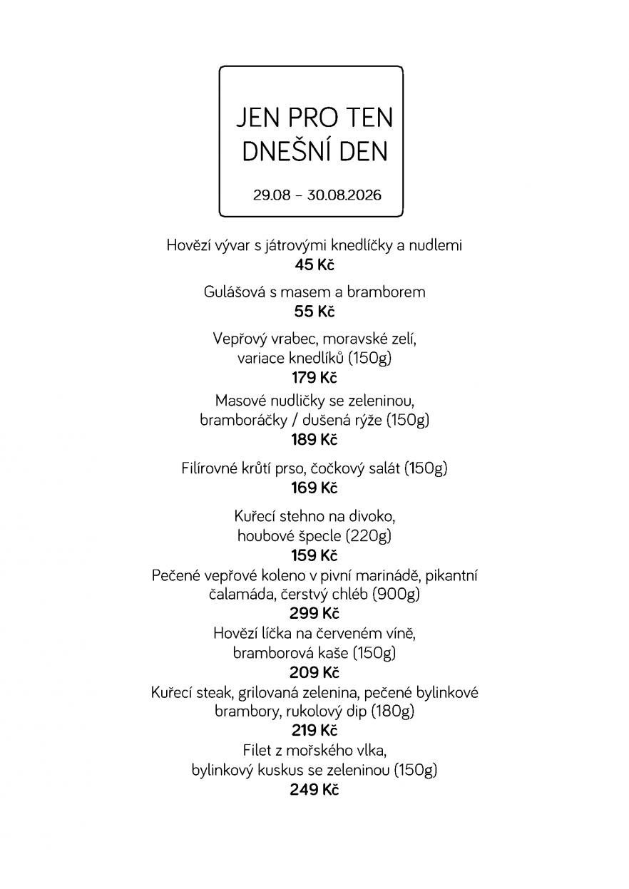 Denní menu