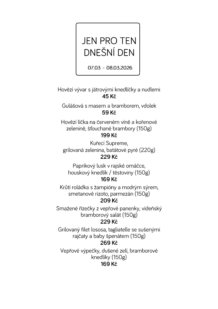 Denní menu