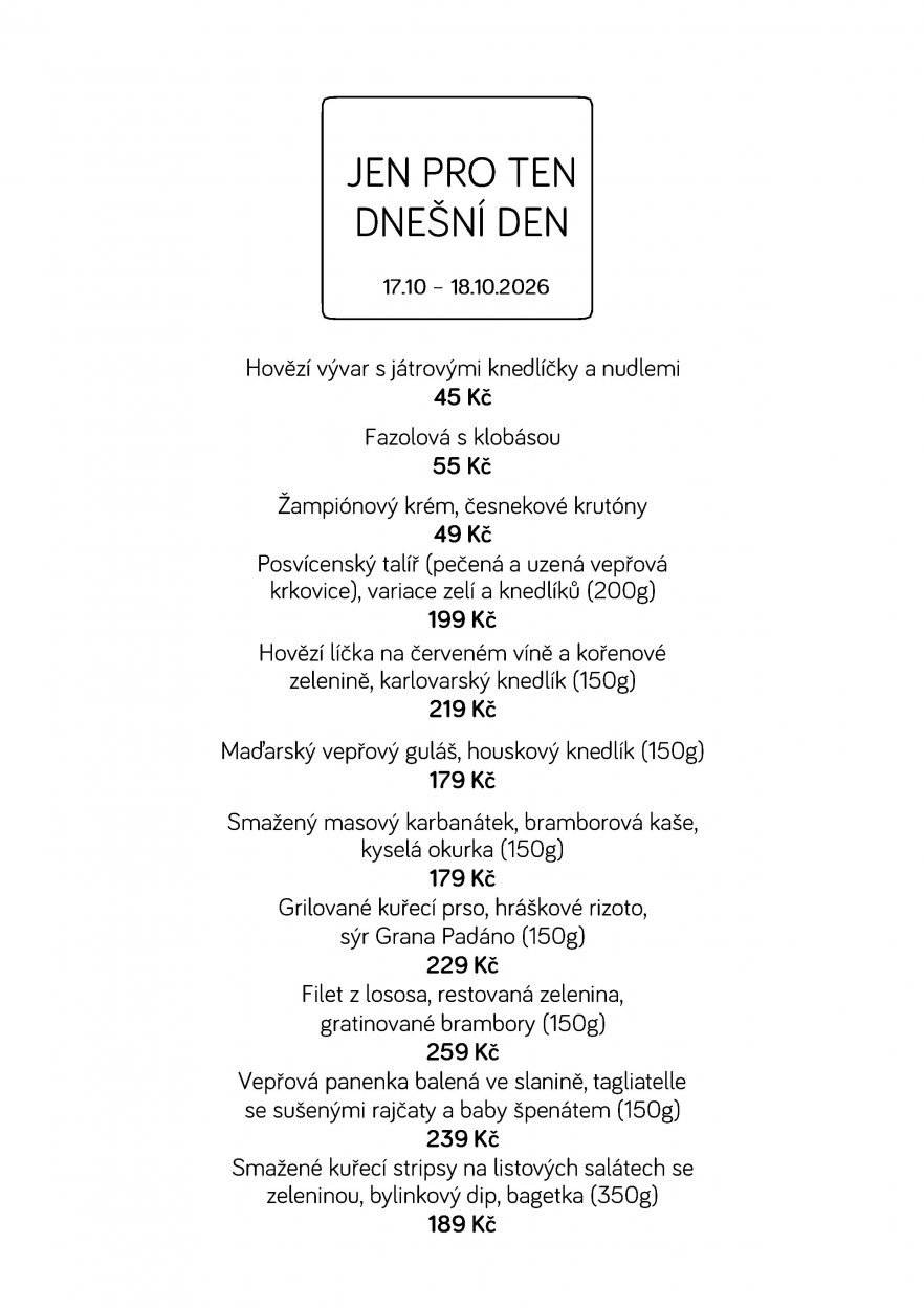 Denní menu